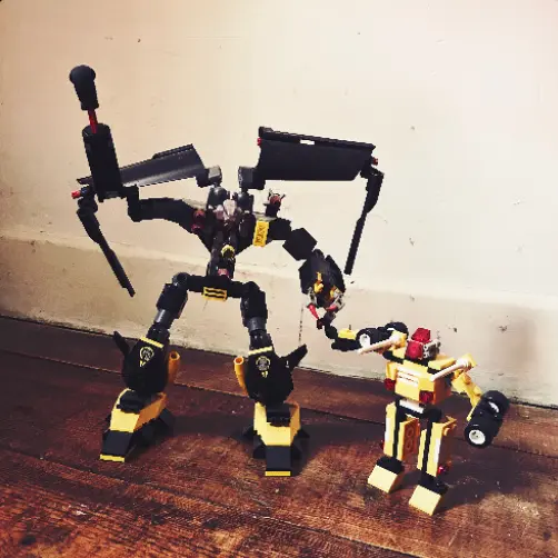 robot vintage polaroid projècte calandreta